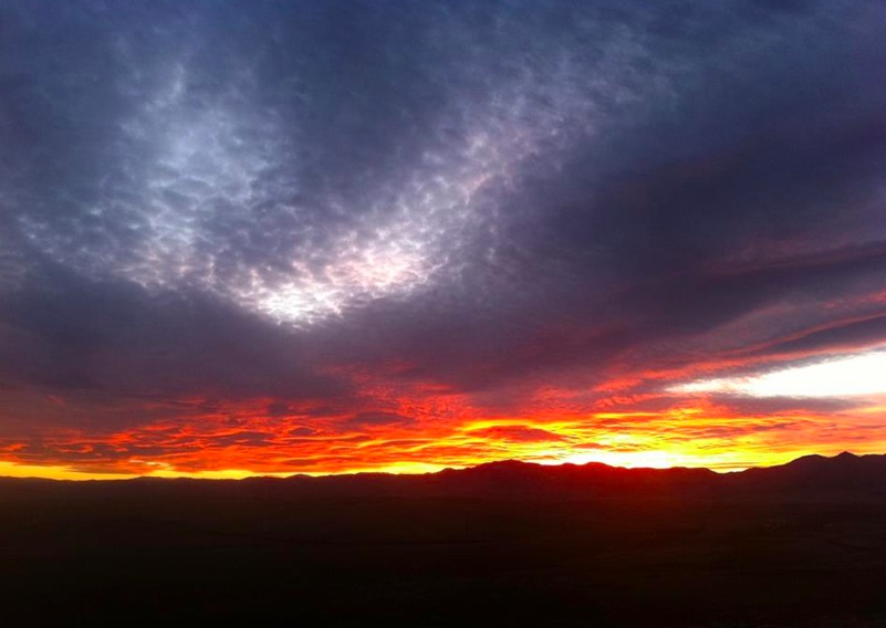 Rocky Mountains, sunset, Boulder, Colorado