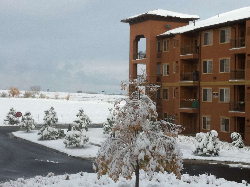 Rocky Mountains from Broomfield, Colorado